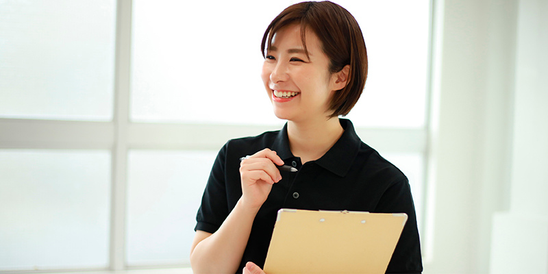 展示会当日にアテンドするスタッフのユニフォームを決定する