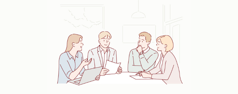 2-2.オフィス見学や社員との座談会を含むことが多い