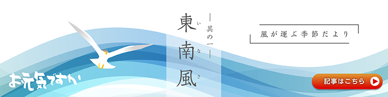【風が運ぶ季節だよりシリーズ】其の一「東南風」